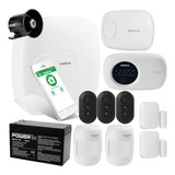 Kit Alarme Monitorado Amt 2018e Com 4 Sensores Intelbras