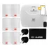 Kit Alarme Monitorado Smart Cloud 32 +6 Sensores Sem Fio Jfl