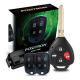 Kit Alarme Positron Controle Toyota Hilux Chip Transpônder