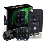 Kit Alarme Positron Exact 360 Chave Canivete Vw Golf