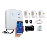 Kit Alarme Res Configurado Pronto Wifi S Fio 3ivprf HLG P