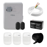Kit Alarme Residencial Comercial Intelbras 3 Sensores Ivp