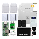 Kit Alarme Residencial Comercial Jfl 4 Sensores C aplicativo