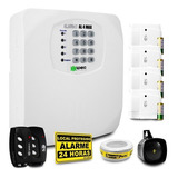 Kit Alarme Residencial E Com Ecp 4 Sensores Discadora