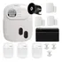 Kit Alarme Via App 6 Sensor S/fio Intelbras Facil Instalação Cor Branco Preto