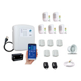 Kit Alarme Wifi App Pronto Config Cadastrado B55ivp Sem Fio