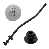 Kit Alavanca Cambio Manopla Cinza 4 Marchas 73 Coifa Fusca