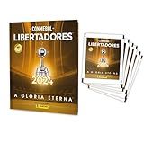 Kit Álbum Conmebol Libertadores 2024 Capa Dura 20 Envelopes Lacrados 100 Figurinhas 