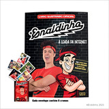 Kit Álbum Enaldinho 50 Figurinhas Divertido Coleção Pixel Capa Mole Em Português Ideal Para Fãs