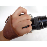 Kit Alça Camera Fotográfica Lateral Single alça De Mão Couro