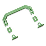 Kit Alça Para Maleta Executiva Plástico Verde Menta 10 Unid