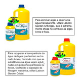 Kit Alcon Garden Anti Algas 5kg Floculador Cristal 5lt