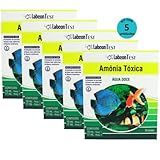 Kit Alcon Labcon Amônia Tóxica Água Doce C- 5 Unidades