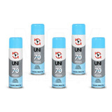 Kit Álcool Aerossol Spray 70 300ml 5 Unidades