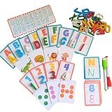 Kit Alfabetização Divertida Letras N Móveis Caneta E Cards