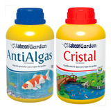 Kit Algicida Granular 1kg E Clarificante De Água 1l Alcon Labcon Garden