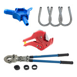 Kit Alicate 16 32mm Água E Gás  3 Molas  Escareador cortador