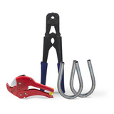Kit Alicate Água E Gás 16mm 20mm 2 Molas Tesoura