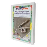 Kit Alicate Aplicação De Botões De Pressão Plástico Ritas