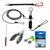 Kit Alicate Boga Tesoura Saca Anzol Salva Vara Sino Snap