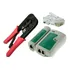 Kit Alicate De Crimpar/testador Cabo Rede/100 Conector Rj45