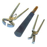 Kit Alicate Jacare Turques C Mola E Grosa Para Casqueamento