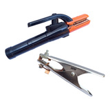 Kit Alicate Solda Porta Eletrodo 500a Garra Negativa 400a
