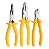 Kit Alicate Universal Diagonal Meia Cana Tramontina
