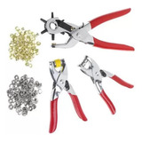 Kit Alicates Aplicador Ilhós Botões Pressão Furador brindes