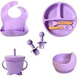 Kit Alimentação Bebê Com 9 Itens 1 Prato 1 Babador 1 Bowl 2 Jogos Talheres Médio E Pequeno 1 Copo 1 Tampa Com Canudo 
