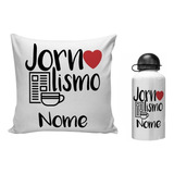 Kit Almofada Garrafinha Personalizado Curso Profissão Nome