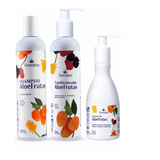 Kit Aloe Vera Frutas Para Cabelos Cacheados E Secos Babosa