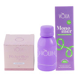 Kit Alongamento Das Unhas Pó Acrílico Monomer Vòlia
