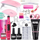 Kit Alongamento Polygel Poligel Unhas Completo Cabine Brinde