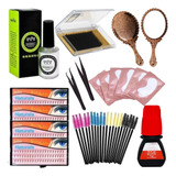 Kit Alongamento Volume Russo Mink E Cílios Fio A Fio Pads