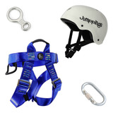 Kit Alp009 Infantil Rapel Escalada Canionismo Alpimonte