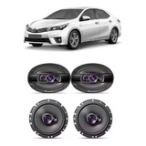 Kit Alto Auto Falantes 6x9 Pioneer E 6 Pol Triaxial Corolla