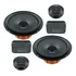 Kit Alto Falante 2 Vias Hertz Dsk 165.3 160w 4 Ohms 6 Polegadas Cor Preto