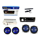 Kit Alto Falante 5 E 6 Pol Radio Mp3 Bluetooth Antena