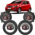 Kit Alto Falante 6 E 5 Pol 200w Mobi Fiat 2016 A 2024 Bravox