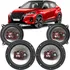 Kit Alto Falante 6  E 5  Polegadas Nissan Kicks 200w Bravox