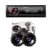 Kit Alto Falante 6 Pol 200w 50wrms Radio Pioneer Mvh s218bt Bluetooth