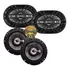 Kit Alto-falante Bravox B4x69d 6x9, Tr6u  400wrms, Tampão Tr