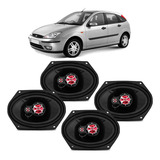 Kit Alto Falante Foxer Focus 00 Á 08 5x7 Polegadas 240w Cor Preto