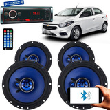 Kit Alto Falante Gm Onix Joy Lt Hurricane Radio Etech Usb