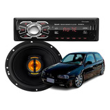 Kit Alto Falante Para Gol Antigo Mp3 Rádio Bluetooth 110w