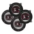 Kit Alto Falante Porta Dianteira E Traseira Bravox 200w Auto