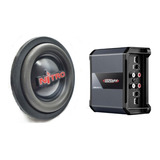 Kit Alto Falante Sub Nitro 8 Pol +modulo Sd400.4 Soundigital