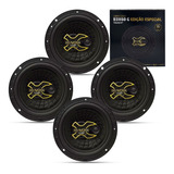 Kit Alto Falantes Gold Portas Dianteiras