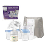 Kit Amamentação Com 20 Itens Acompanha Extrator Manual Avent